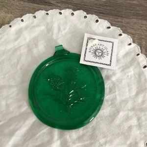 Kitras Art Glass Thistle Suncatcher